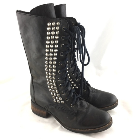 Steve Madden Shoes - Steve Madden Tropador Studded Combat Boots